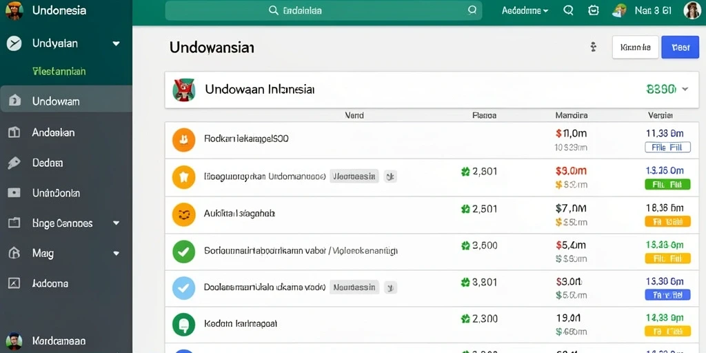 Antarmuka sederhana yang memudahkan navigasi.