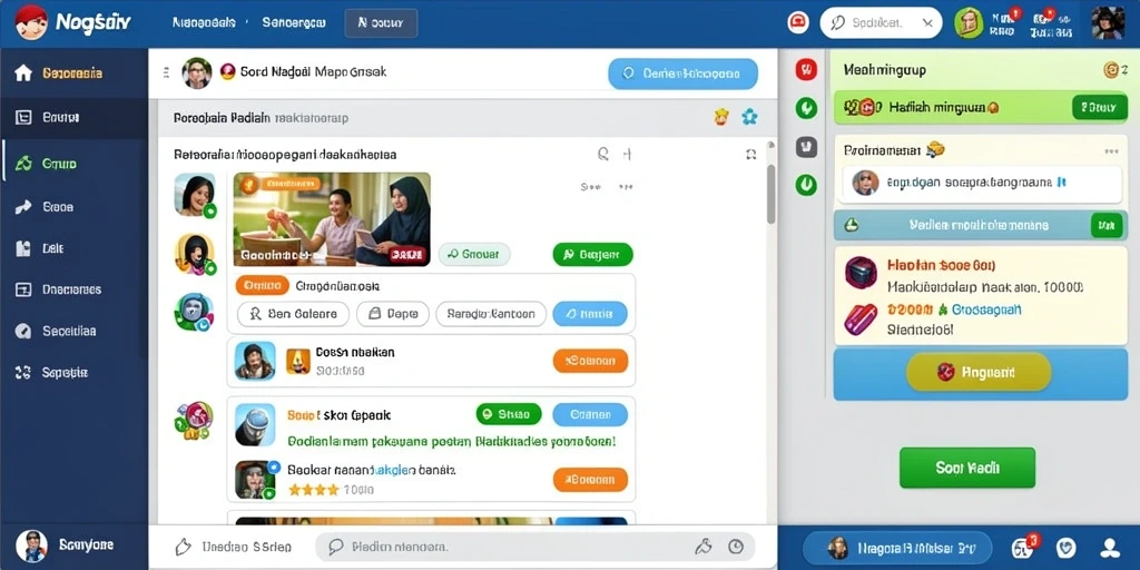 Berbagai pilihan permainan yang tersedia untuk pemain.