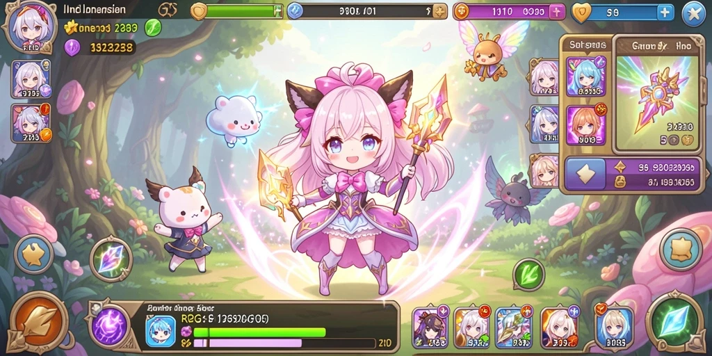 Sistem reward yang memotivasi pemain untuk terus bermain.